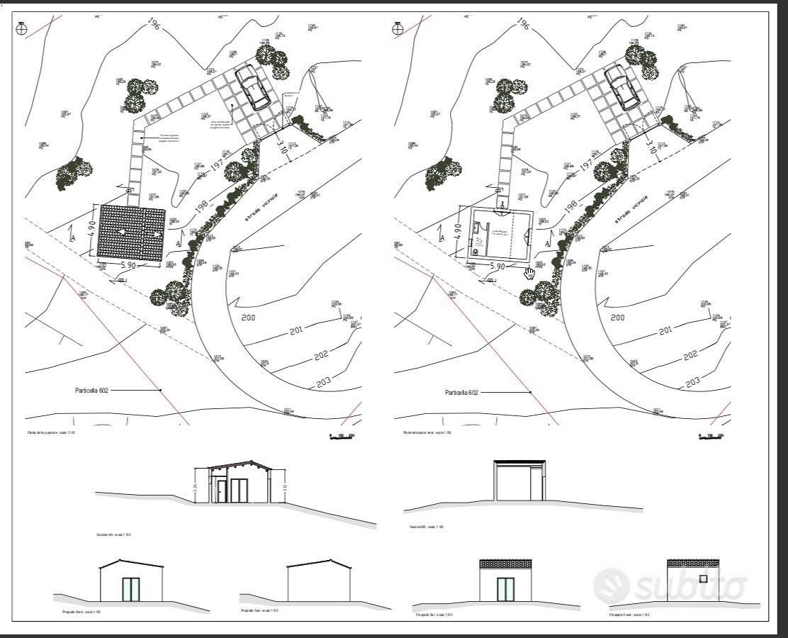 Terreno immerso nel verde con progetto approvato - Vista 5