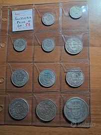 Svizzera- monete  a prezzo del peso