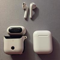 apple airpods 2 originale con custodia protettiva