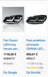 Fari Osram GOLF 6