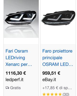 Fari Osram GOLF 6