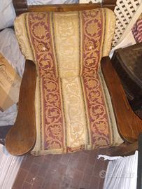 due poltrone stile rustico grandi