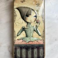 Astuccio metallo Leanne ellis Santoro london