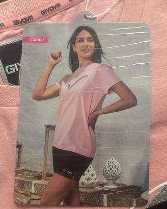 Completo Givova donna mezza manica e pantaloncini