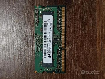 Ram 2GB DDR3 sodimm (compatibile mac)