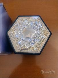 porta gioie in velluto e silver