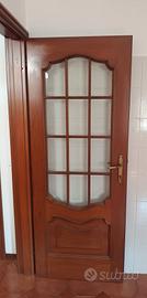Porta legno e vetro
