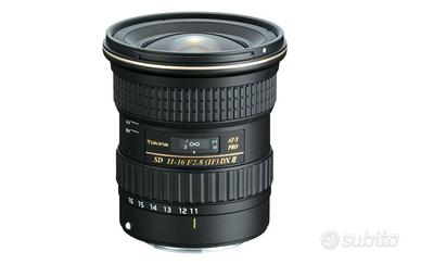 Grandangolo Tokina 11 16 mm - per Canon