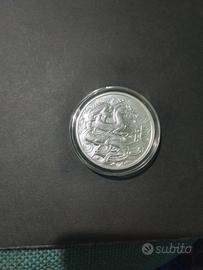 Moneta argento 2024 isole ascensione drago 1 oz