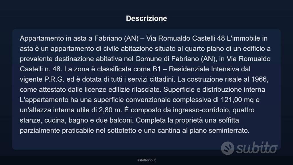 Appartamento – Fabriano, Pisana, Ancona - Vista 5