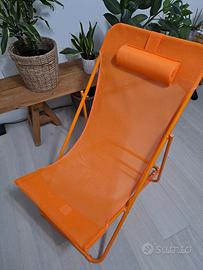 SEDIA SDRAIO X CASA/MARE/CAMPEGGIO INCLINABILE