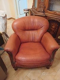 DIVANO  TRE POSTI CON N.2 POLTRONE