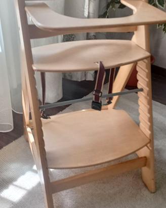 Seggiolone in legno
