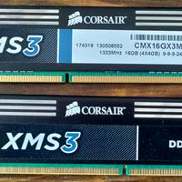 8GB RAM Corsair XMS3 DDR3 1333MHz