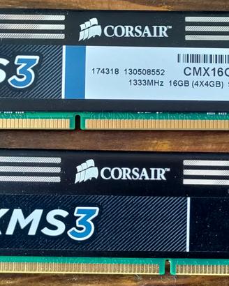 8GB RAM Corsair XMS3 DDR3 1333MHz