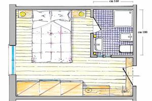 Camera con bagno privato