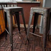 Sgabelli vintage originali Tolix