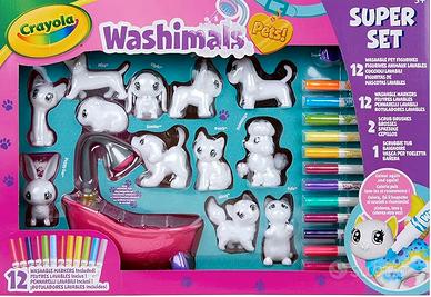 Washimals Crayola super set con 12 animali