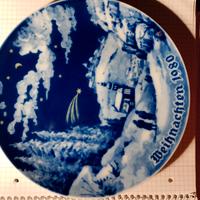 TIRSCENREUTH- Piatto Natale 1980 Vintage.