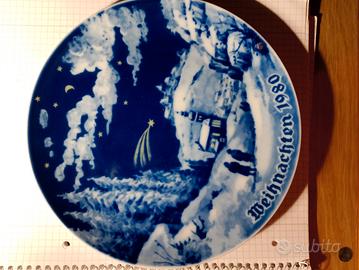 TIRSCENREUTH- Piatto Natale 1980 Vintage.