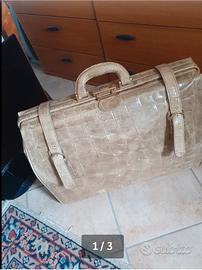 Borsa da viaggio in coccodrillo