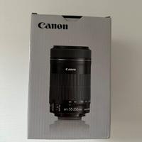 Canon obiettivo efs 55-250 mm