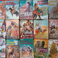libri  di  Emilio Salgari, collezione per ragazzi 