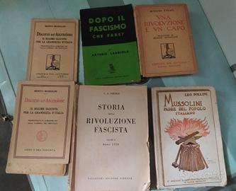 Libri a tema fascismo e Mussolini 