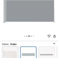Tenda da muro orizzontale