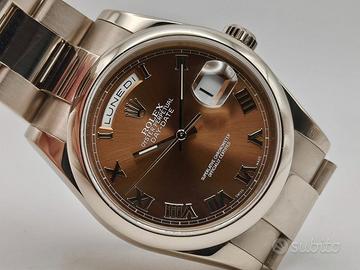 Rolex Day-Date 36  ref. 118209  marrone havana