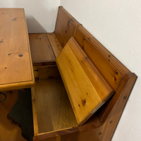 Tavolo rustico con cassapanca