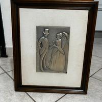 Quadro bassorilievo in argento