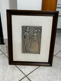 Quadro bassorilievo in argento
