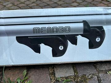 Barre tetto per rail alti Menabo Brio XL 135cm