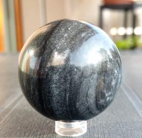 Sfera di Cristallo 183g Giada Minerale Reiki