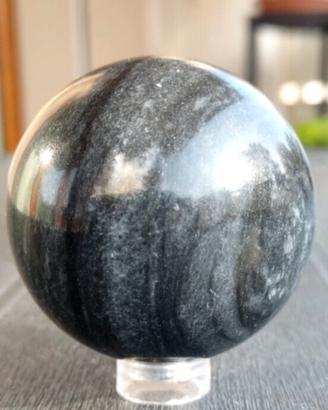 Sfera di Cristallo 183g Giada Minerale Reiki
