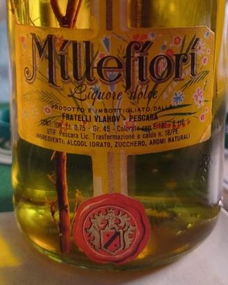 Liquore Millefiori da collezione anni 70