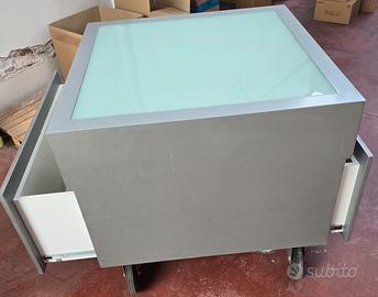 CONTENITORE BANCONE  CON RUOTE