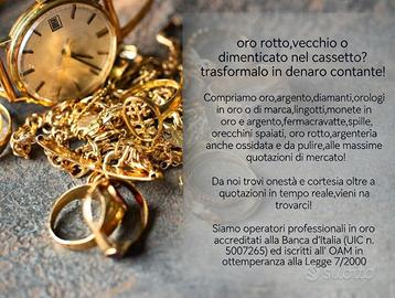 ORO E ARGENTO ALLE MASSIME QUOTAZIONI