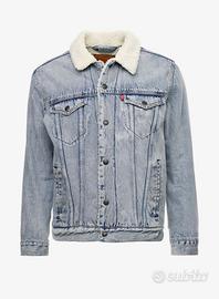 Giubbotto jeans levis con on sale pelo