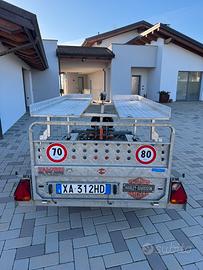 Struttura porta kart basculante