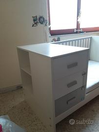 Culla trasformabile pali