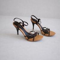 Sandali donna eleganti marroni con tacco tg 37