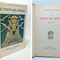 IL POSTO NEL MONDO - BROCCHI VIRGILIO 1921