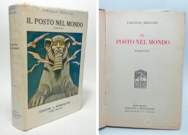 IL POSTO NEL MONDO - BROCCHI VIRGILIO 1921