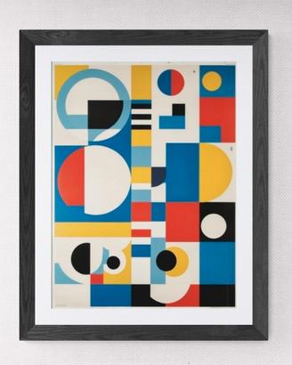 Quadro stampa/poster BAUHAUS MODERNO arte astratta