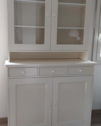 Credenza in legno bianca