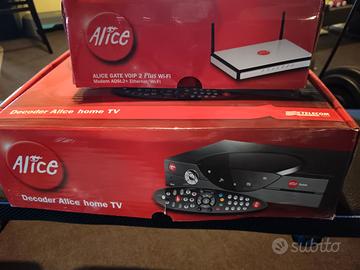 ALICE GATE VOIP 2 PLUS + DECODER ALICE TV