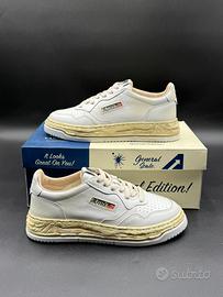 Autry Medalist Low Super Vintage Mihara, bianche