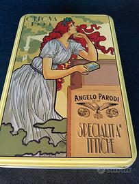 ANGELO PARODI SPECIALITA ITTICHE SCATOLA IN LATTA 